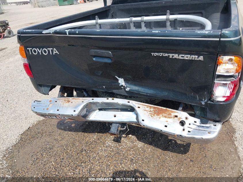 2001 Toyota Tacoma Prerunner VIN: 5TEGM92N51Z837344 Lot: 39664679