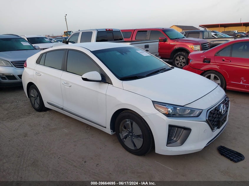 2022 Hyundai Ioniq Hybrid Se VIN: KMHC75LC2NU284982 Lot: 39664695