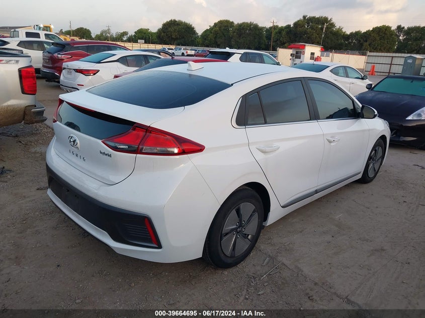 2022 Hyundai Ioniq Hybrid Se VIN: KMHC75LC2NU284982 Lot: 39664695
