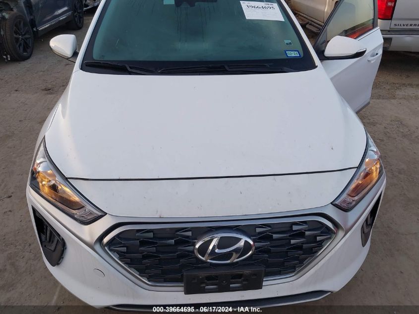 2022 Hyundai Ioniq Hybrid Se VIN: KMHC75LC2NU284982 Lot: 39664695