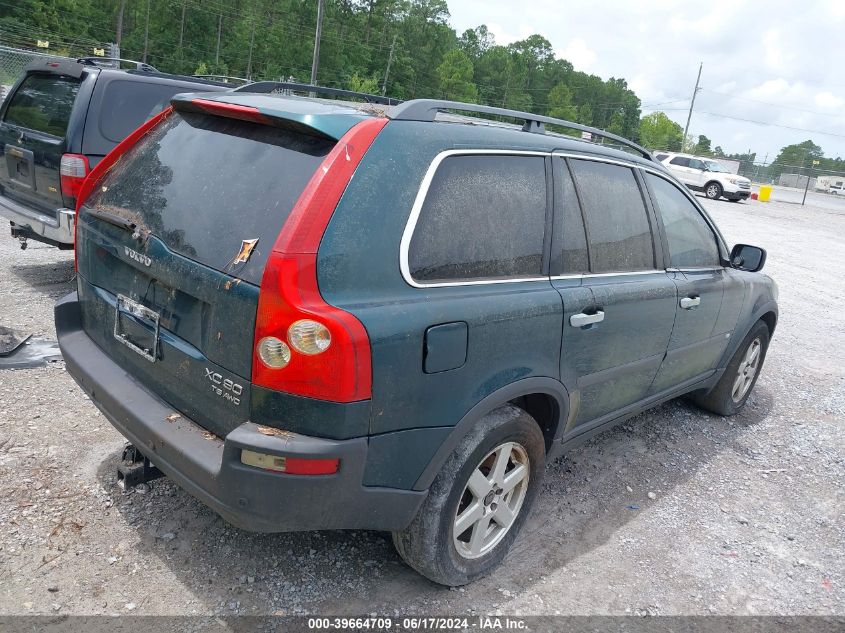 2004 Volvo Xc90 T6 VIN: YV1CZ91H141093942 Lot: 39664709