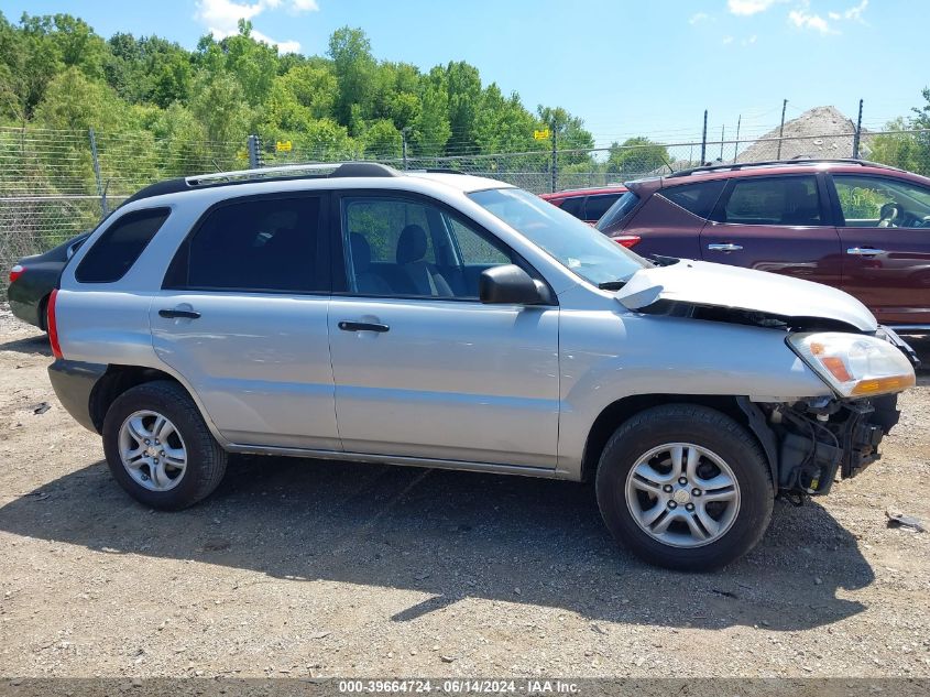 2008 Kia Sportage Lx V6 VIN: KNDJE723187510043 Lot: 39664724