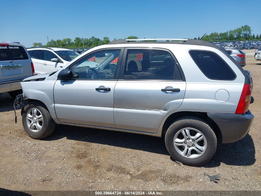 2008 Kia Sportage Lx V6 VIN: KNDJE723187510043 Lot: 39664724