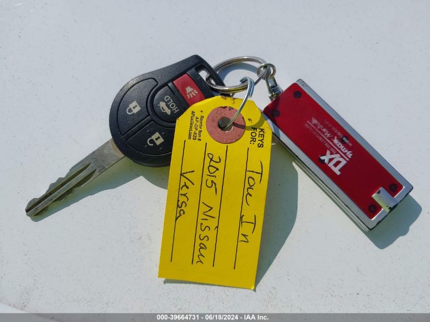 2015 Nissan Versa 1.6 Sv VIN: 3N1CN7AP1FL842105 Lot: 39664731