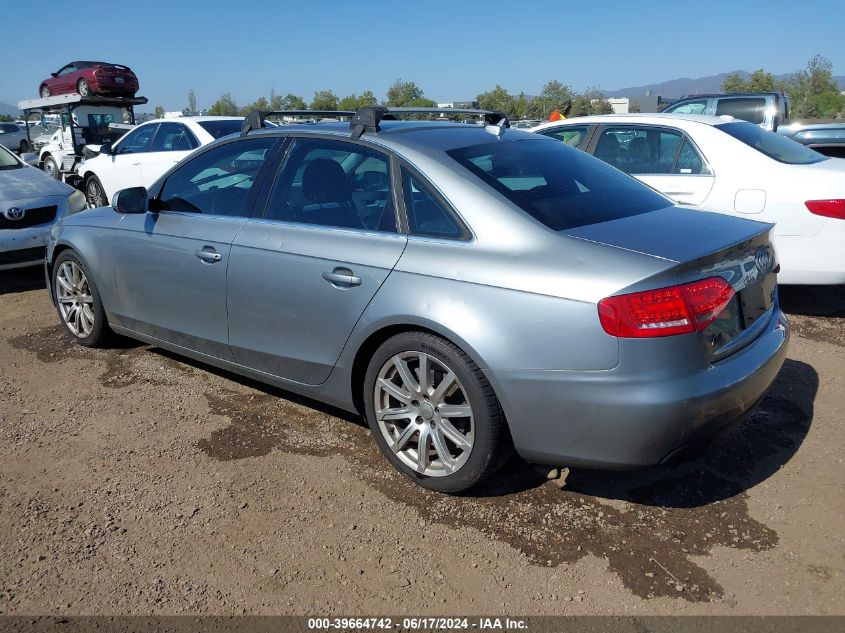 2010 Audi A4 2.0T Premium VIN: WAUHFAFL6AN027181 Lot: 39664742