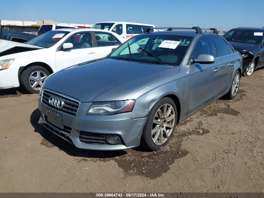 2010 Audi A4 2.0T Premium VIN: WAUHFAFL6AN027181 Lot: 39664742