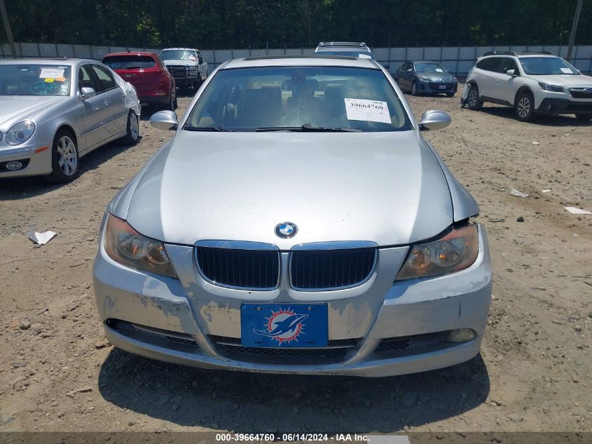 2007 BMW 328I VIN: WBAVA33587PG49476 Lot: 39664760