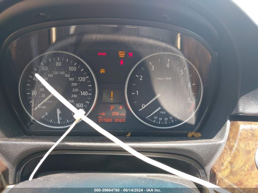 2007 BMW 328I VIN: WBAVA33587PG49476 Lot: 39664760