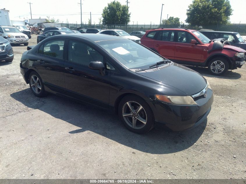 2007 Honda Civic Lx VIN: 1HGFA16567L077661 Lot: 39664765