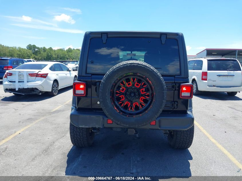 2018 Jeep Wrangler Unlimited Sahara 4X4 VIN: 1C4HJXEG8JW303251 Lot: 39664767