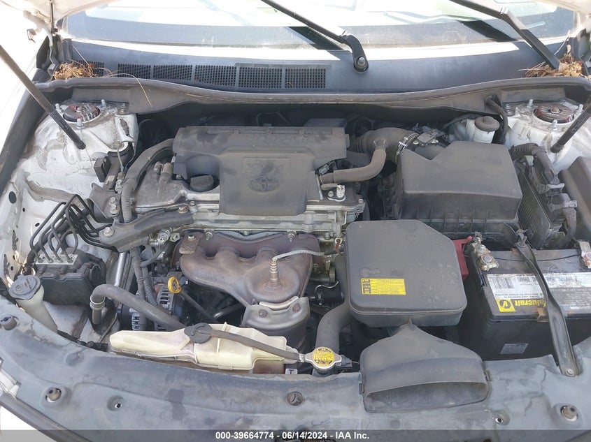 2012 Toyota Camry Se VIN: 4T1BF1FK1CU576744 Lot: 39664774