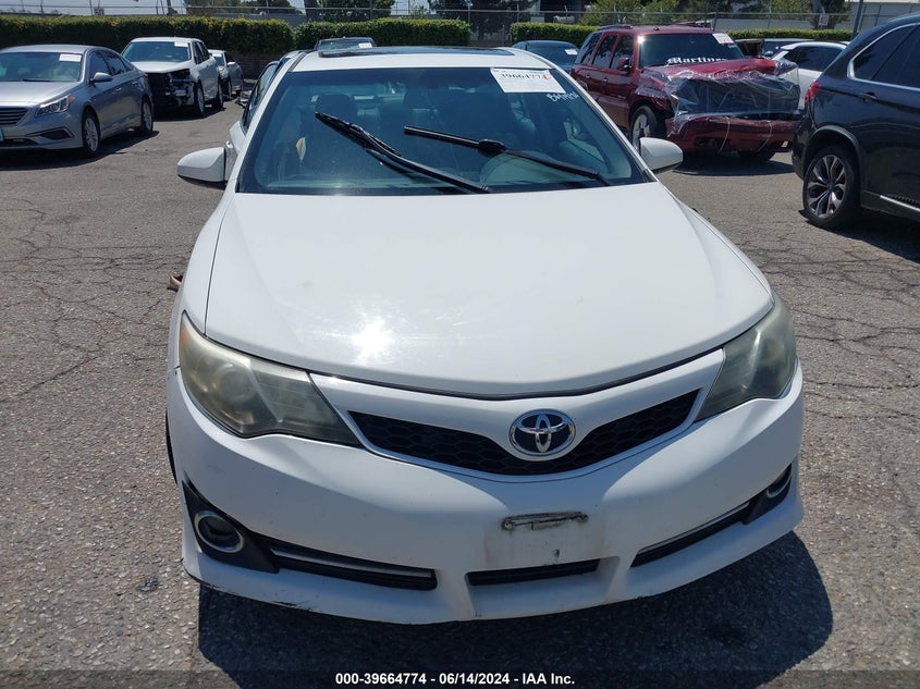 2012 Toyota Camry Se VIN: 4T1BF1FK1CU576744 Lot: 39664774