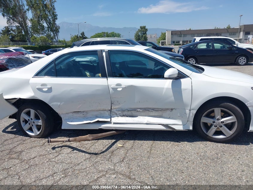 2012 Toyota Camry Se VIN: 4T1BF1FK1CU576744 Lot: 39664774