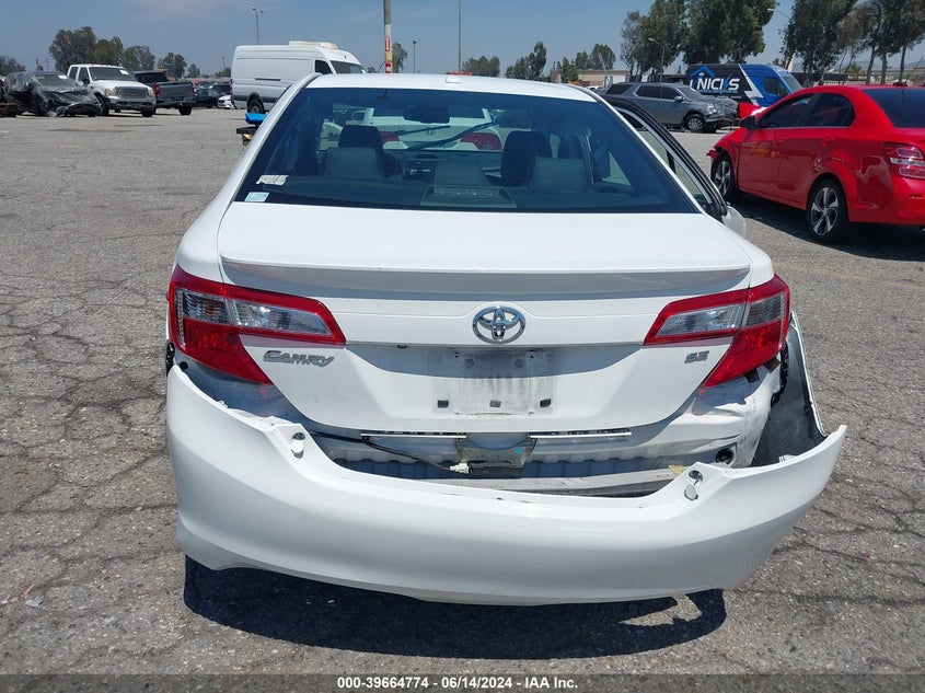 2012 Toyota Camry Se VIN: 4T1BF1FK1CU576744 Lot: 39664774