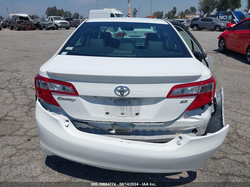 2012 Toyota Camry Se VIN: 4T1BF1FK1CU576744 Lot: 39664774