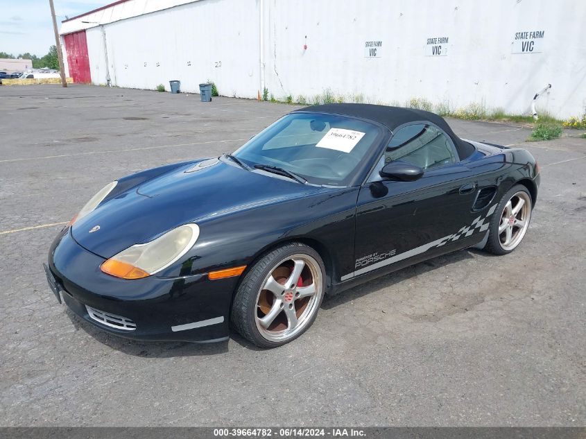 2002 Porsche Boxster VIN: WP0CA29842U625270 Lot: 39664782