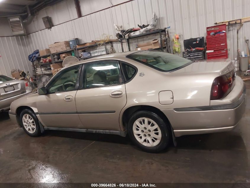 2002 Chevrolet Impala VIN: 2G1WF55E529177719 Lot: 39664826