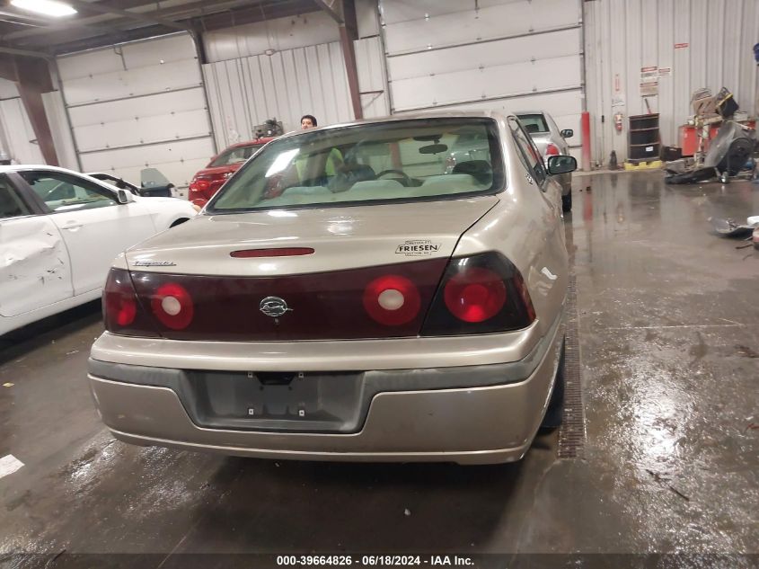 2002 Chevrolet Impala VIN: 2G1WF55E529177719 Lot: 39664826