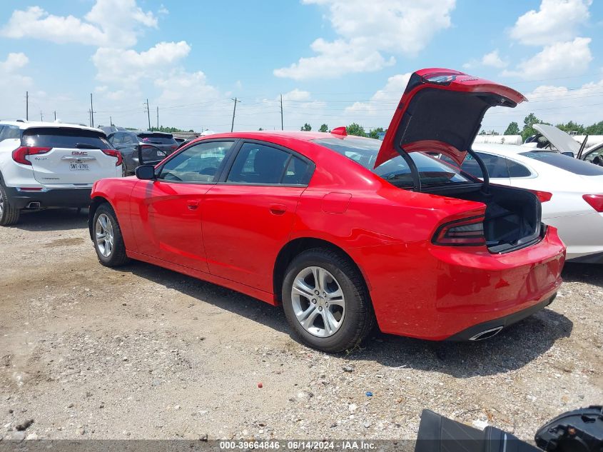 2023 Dodge Charger Sxt VIN: 2C3CDXBG1PH663303 Lot: 39664846