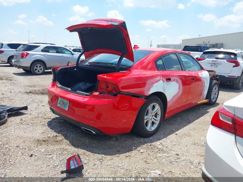 2023 Dodge Charger Sxt VIN: 2C3CDXBG1PH663303 Lot: 39664846