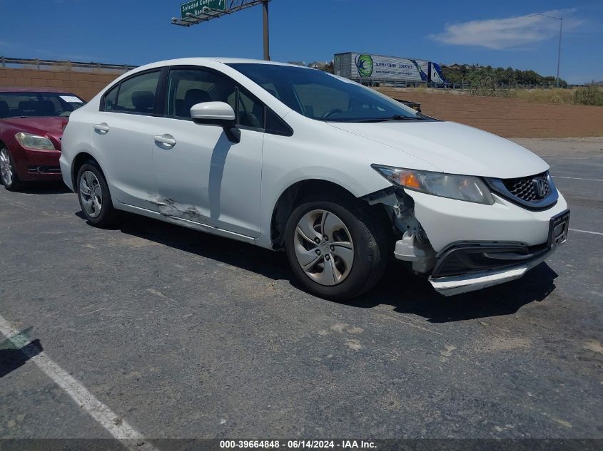 2015 Honda Civic Lx VIN: 19XFB2F56FE252709 Lot: 39664848