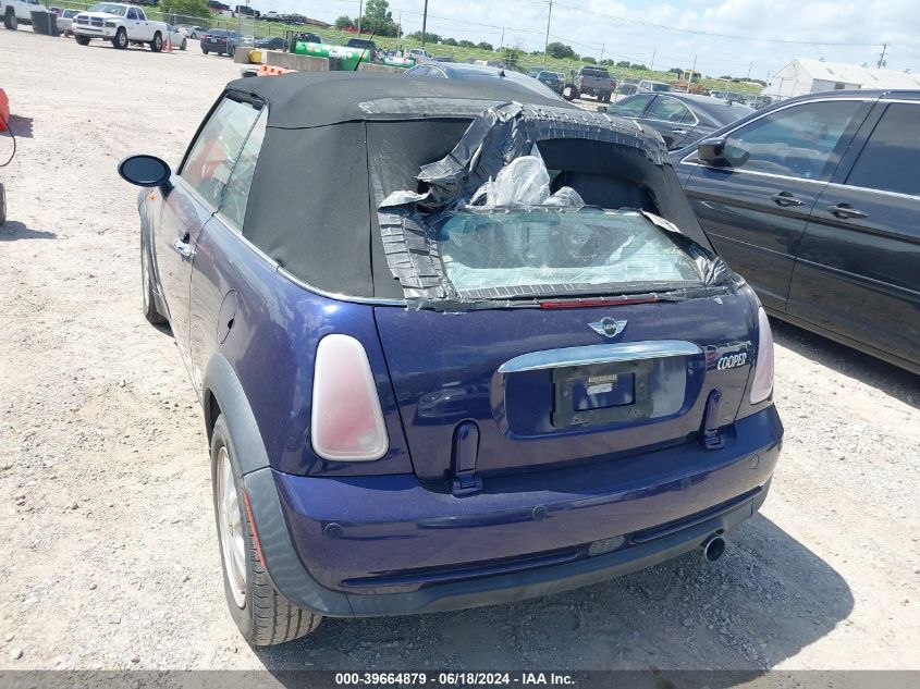 2005 Mini Cooper VIN: WMWRF33465TG11453 Lot: 39664879