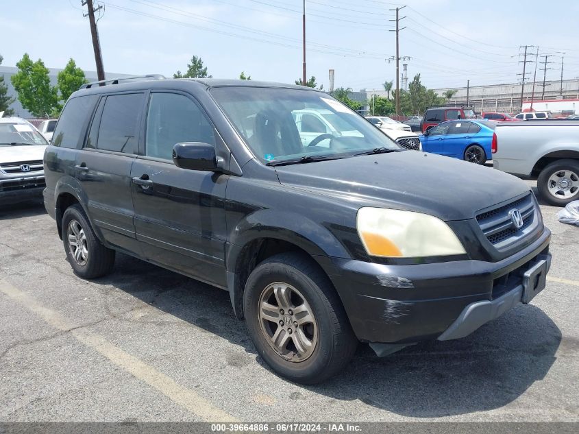 2004 Honda Pilot Ex VIN: 2HKYF18474H579334 Lot: 39664886