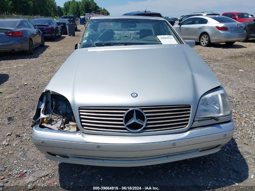 1997 Mercedes-Benz S 500 VIN: WDBGA70E1VA329760 Lot: 39664916