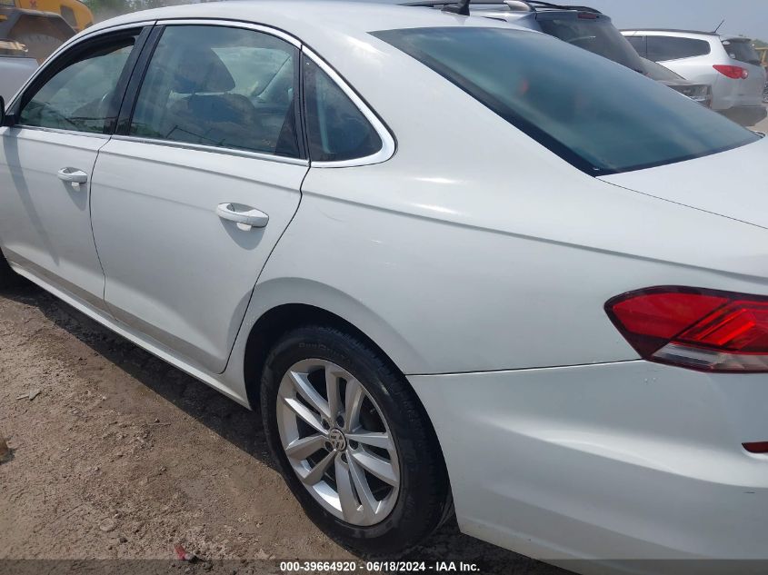 1VWSA7A31LC010480 2020 Volkswagen Passat 2.0T Se