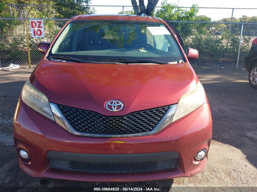 2017 Toyota Sienna Se 8 Passenger VIN: 5TDXZ3DC2HS786659 Lot: 39664928