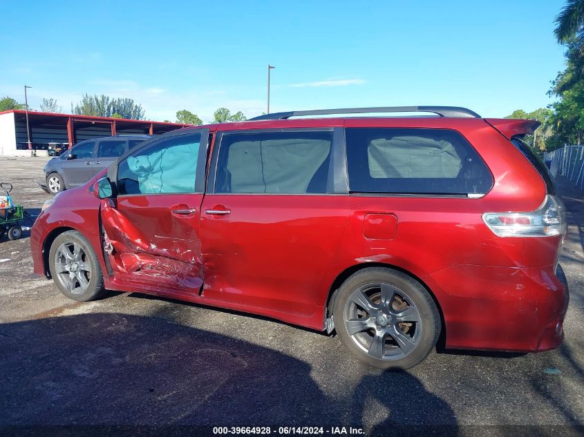 2017 Toyota Sienna Se 8 Passenger VIN: 5TDXZ3DC2HS786659 Lot: 39664928