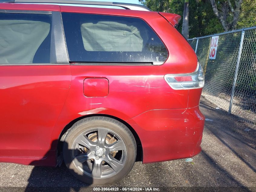 2017 Toyota Sienna Se 8 Passenger VIN: 5TDXZ3DC2HS786659 Lot: 39664928