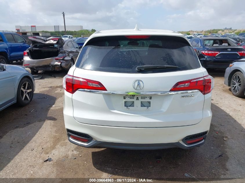 2016 Acura Rdx Technology Acurawatch Plus Packages/Technology Package VIN: 5J8TB3H56GL003987 Lot: 39664963