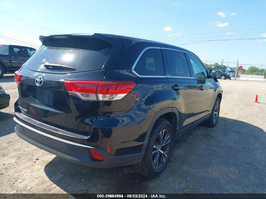 2018 Toyota Highlander Le VIN: 5TDZZRFH9JS244601 Lot: 39664964