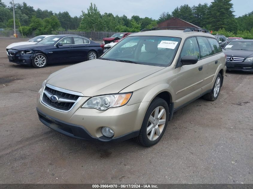 2008 Subaru Outback 2.5I/2.5I L.l. Bean Edition VIN: 4S4BP61C987365050 Lot: 39664970