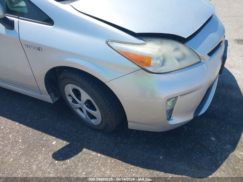 2012 Toyota Prius Two VIN: JTDKN3DU0C5486048 Lot: 39665029