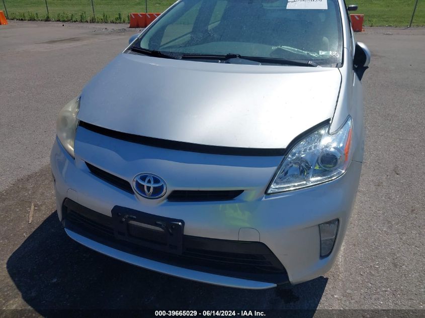 2012 Toyota Prius Two VIN: JTDKN3DU0C5486048 Lot: 39665029