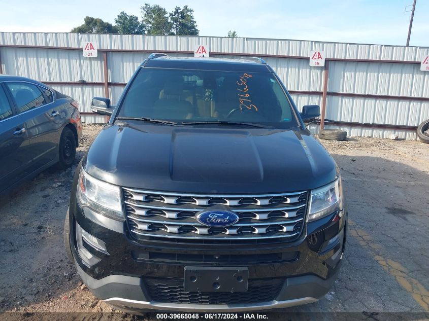 2017 Ford Explorer Limited VIN: 1FM5K8F86HGD01396 Lot: 39665048