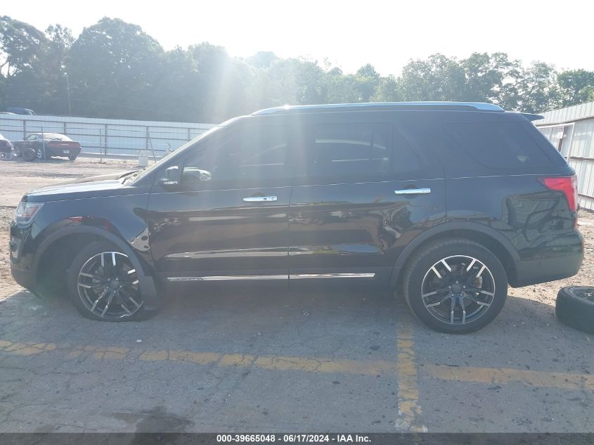 2017 Ford Explorer Limited VIN: 1FM5K8F86HGD01396 Lot: 39665048