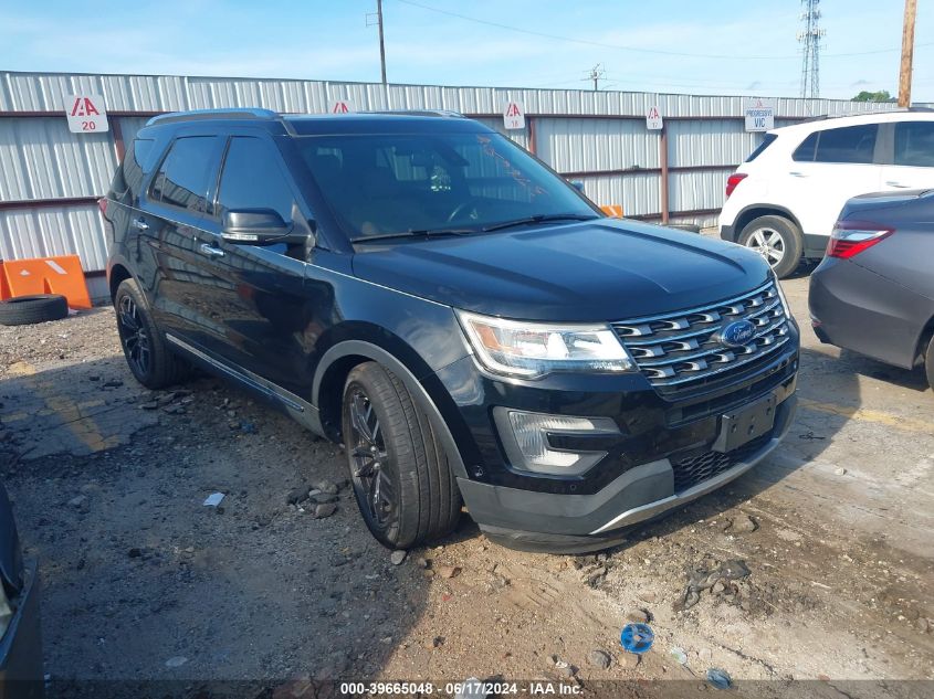 2017 Ford Explorer Limited VIN: 1FM5K8F86HGD01396 Lot: 39665048