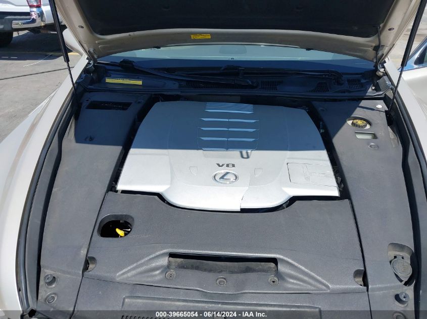 2010 Lexus Ls 460 VIN: JTHBL5EF2A5098204 Lot: 39665054