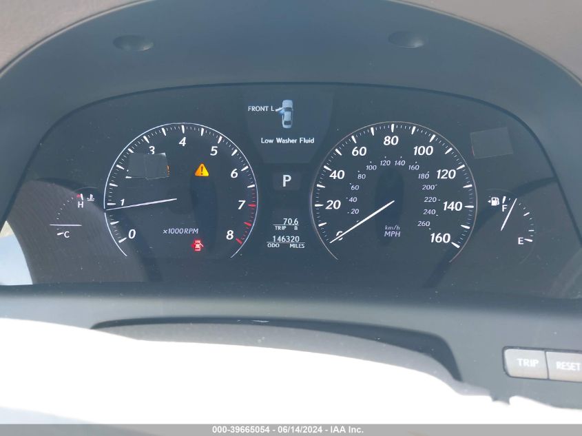 2010 Lexus Ls 460 VIN: JTHBL5EF2A5098204 Lot: 39665054