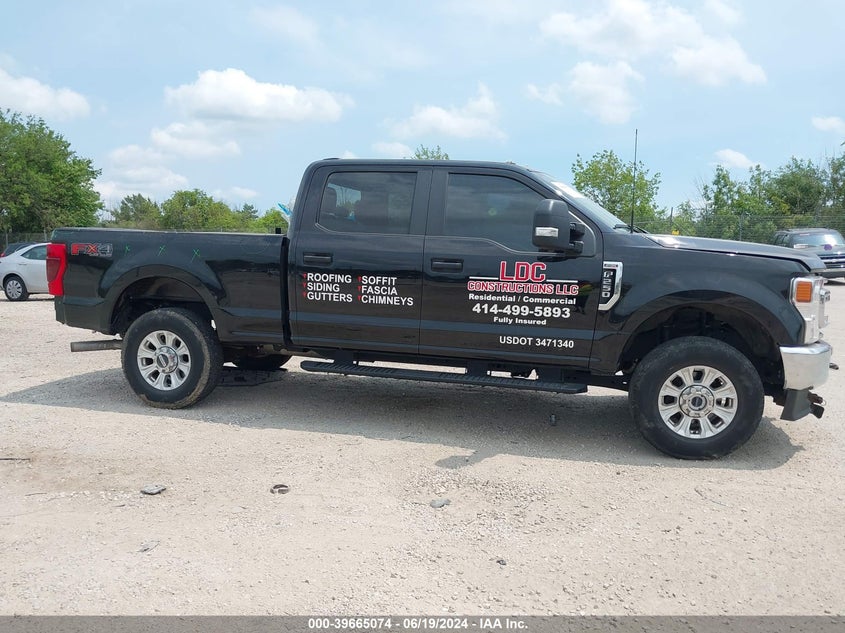 2022 Ford F-250 Super Duty VIN: 1FT7W2BN1NEC99168 Lot: 39665074