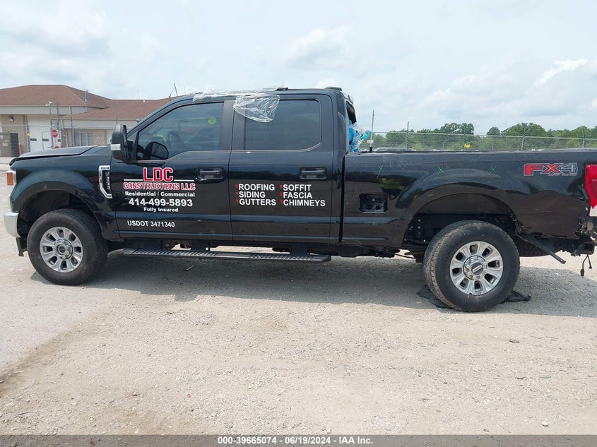 2022 Ford F-250 Super Duty VIN: 1FT7W2BN1NEC99168 Lot: 39665074