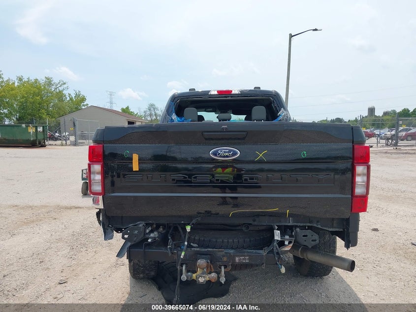 2022 Ford F-250 Super Duty VIN: 1FT7W2BN1NEC99168 Lot: 39665074