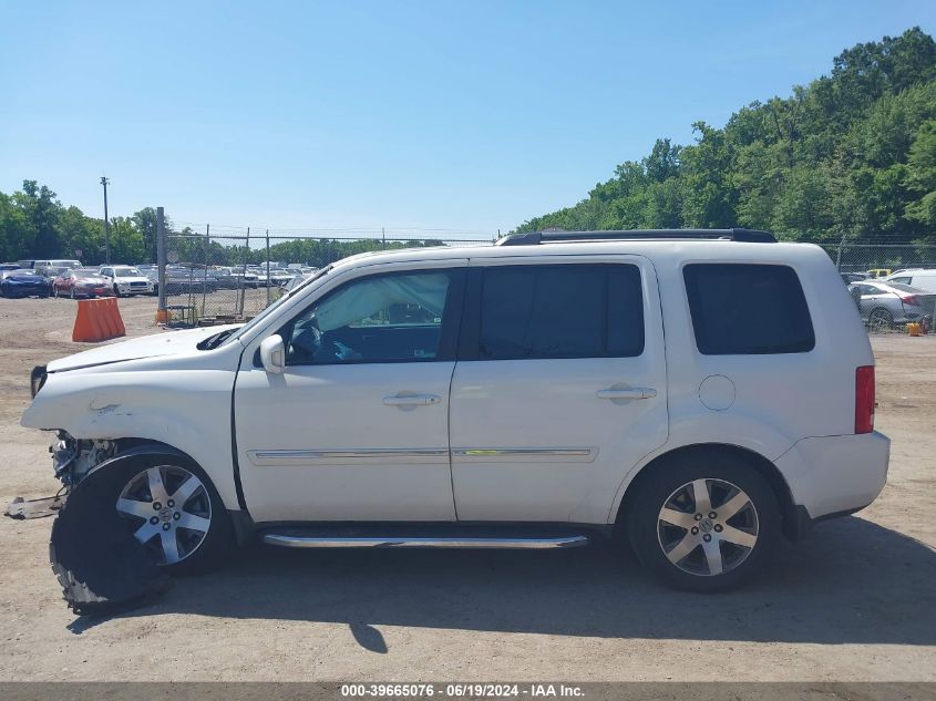 2014 Honda Pilot Touring VIN: 5FNYF4H90EB010791 Lot: 39665076