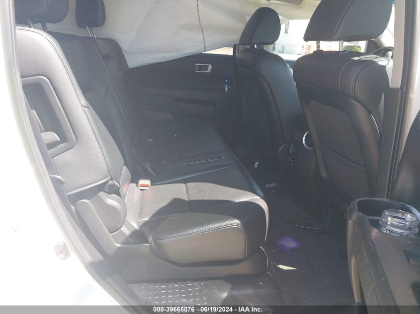 2014 Honda Pilot Touring VIN: 5FNYF4H90EB010791 Lot: 39665076