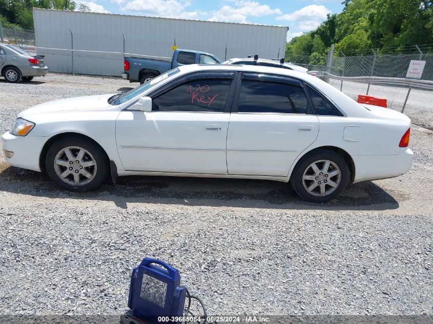 2000 Toyota Avalon Xls VIN: 4T1BF28B2YU095637 Lot: 39665084