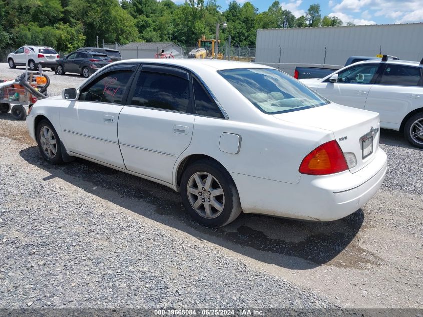 2000 Toyota Avalon Xls VIN: 4T1BF28B2YU095637 Lot: 39665084