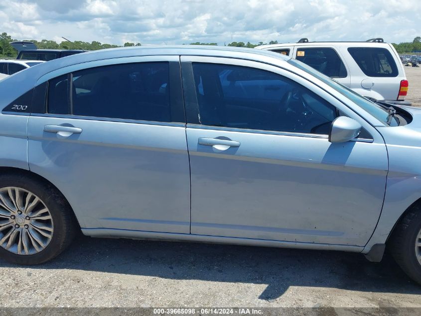 2012 Chrysler 200 Lx VIN: 1C3CCBAB1CN262217 Lot: 39665098